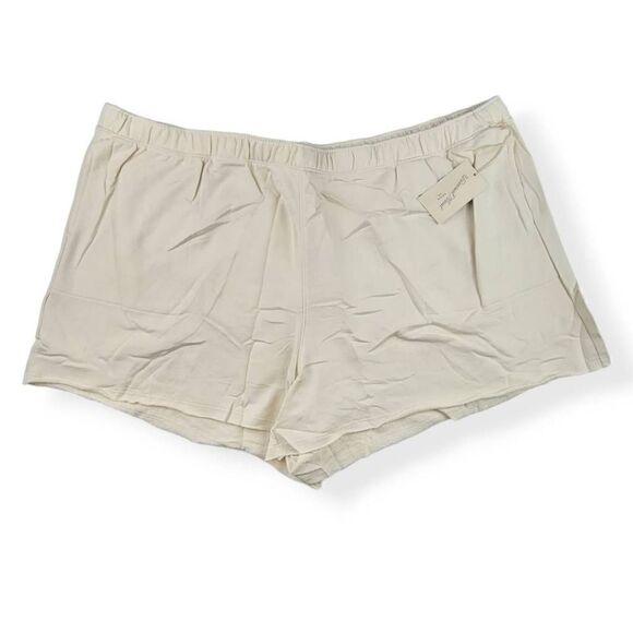 Universal Thread Cream Pull On Shorts 4X - Picture 1 of 3